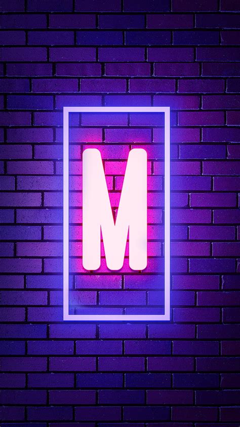 Neon M M Alphabet M Neon Neon Light Hd Phone Wallpaper Peakpx