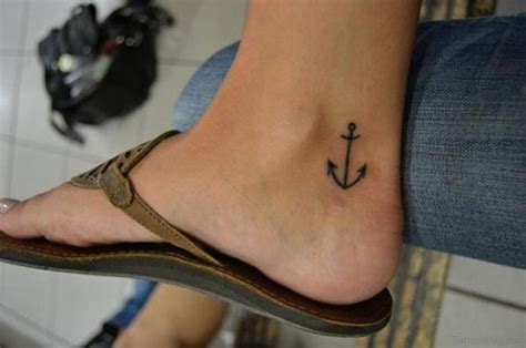 25 Wonderful Anchor Tattoos On Ankle Tattoo Designs