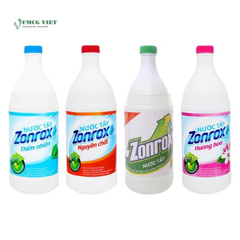 Zonrox Javel Bleach Bottle 1l All Variants Wholesale Exporter Fmcg Viet