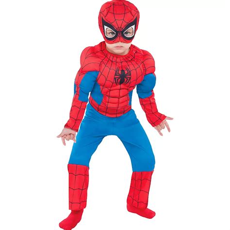 Toddler Spiderman Muscle Costume Party City