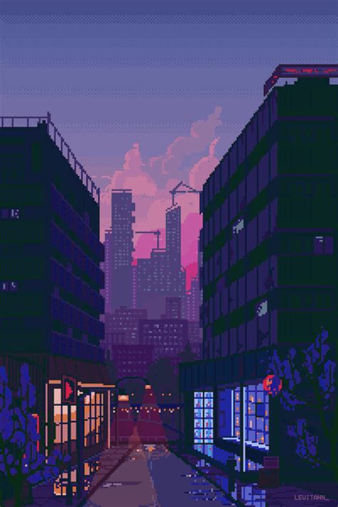 Pixel Art View City  Mvgulf