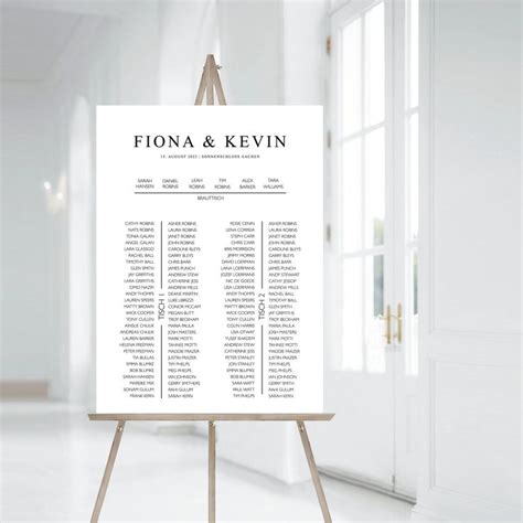 Seating Plan Idea Seating Chart Find Your Seat Take Your Seat With