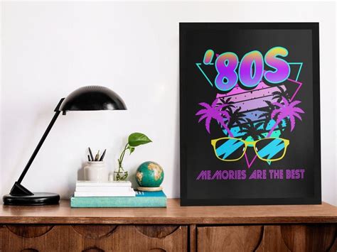 80s Memories Are The Best Poster 80s Wall Art Canvas Wooden Etsy