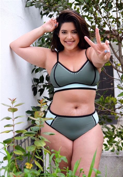 curve model denise bidot proudly shows her cellulite in new target swim campaign allure