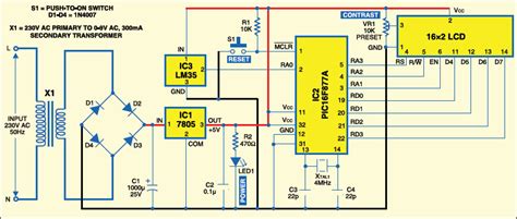Pic16f877a Based Temperature Monitoring System