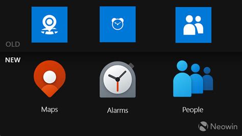New Icons Leak For Windows 10x Variants Of Maps People And Alarms