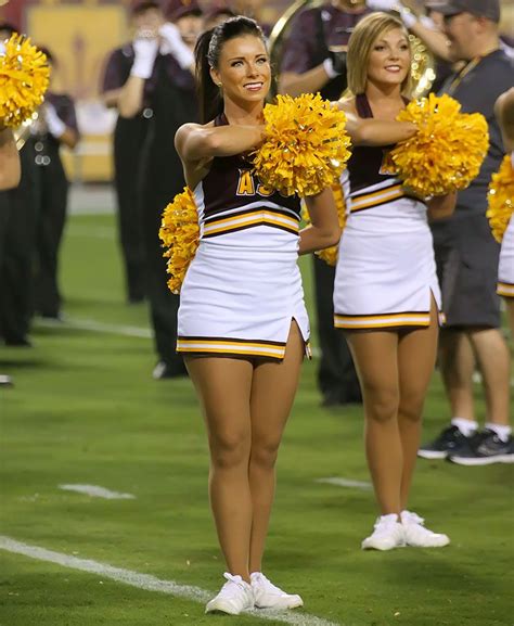 pin on girls wearing pantyhose asu cheerleaders