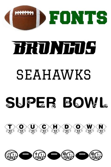 Free Football Fonts Perfect For Super Bowl Part Invitations