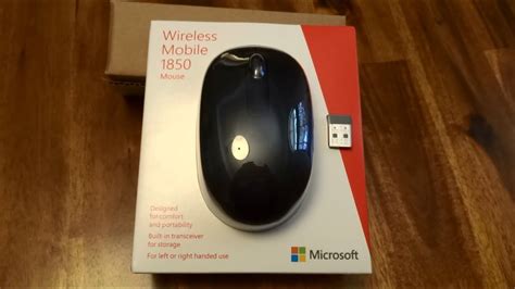 Microsoft Wireless Mobile Mouse 1850 U7z 00001 Unboxing And Review