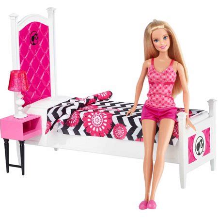 Barbie size doll bedding set and pillows, accent pillows, doll blanket set/bed set for barbie/doll rug set/barbie bedroom stuff/mat pillows chiquitascorner. Barbie Doll and Bedroom Set - Walmart.com