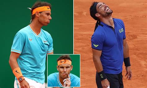 Nadal aspetta il vincente della sfida tra matteo berrettini e stefanos tsitsipas. Nadal stunned as Fognini puts on one of his best performances to reach Monte Carlo Masters final ...