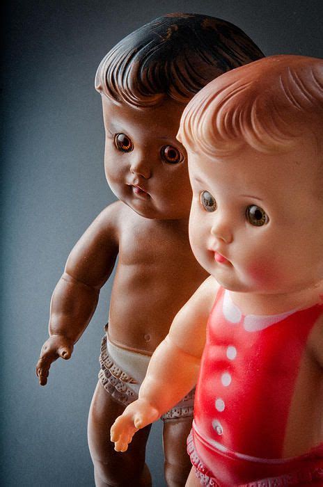 Were All The Same An Image Of Two Vintage Rubber Baby Dolls Made From