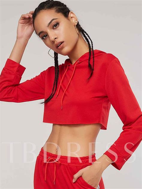 Midriff Hoodie And Striped Pants Womens Two Piece Set Pants For