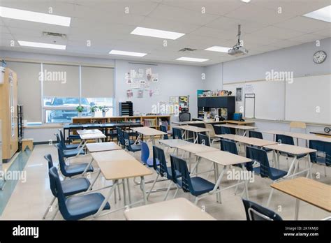 Empty High School Classroom Hi Res Stock Photography And Images Alamy