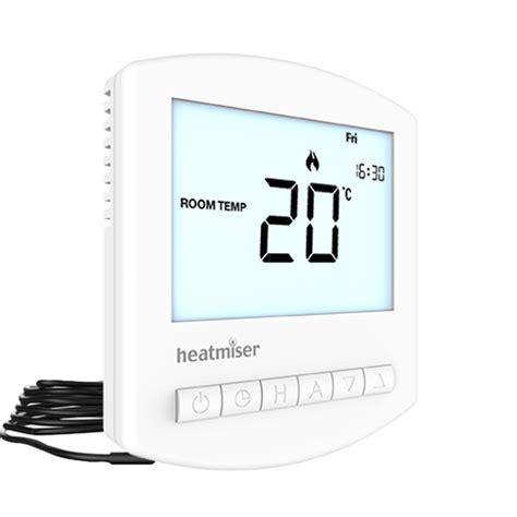 Electric Underfloor Heating Thermostat Heatmiser Slimline E