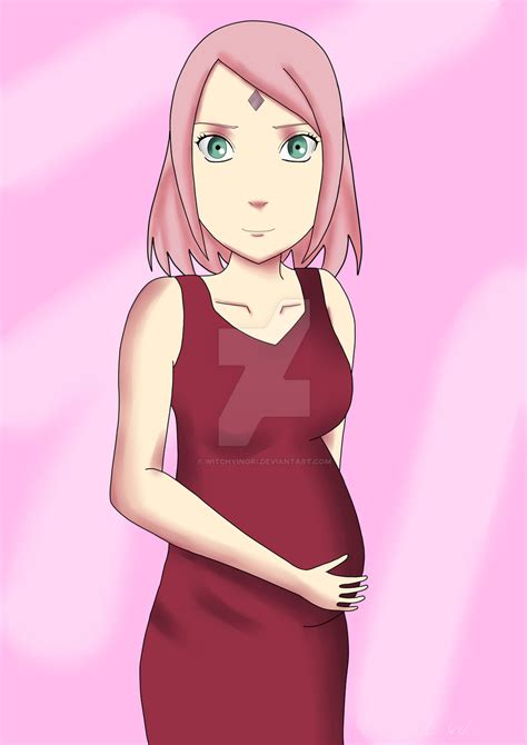 Sakura Pregnant With Sarada By Witchyinori On Deviantart