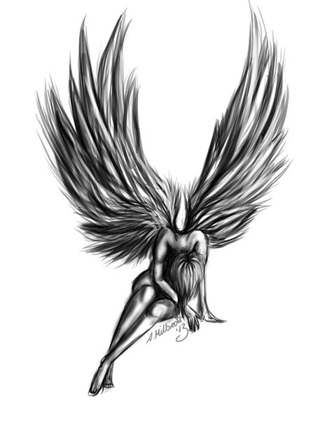 Fallen Angel Tattoo Is A Back Tattoo It Can Be Done On Both Men And
