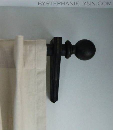 Here are 5 simple diy curtain rod projects you can make this weekend. Make Your Own Wooden Ball Curtain Rod Set with Brackets ...