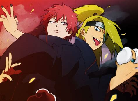 Deidara And Sasori By Rocomaru Naruto Shippuden Anime Deidara