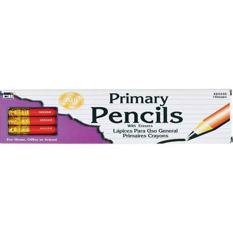 Cli Primary Pencils With Eraser 144 Box Quantity