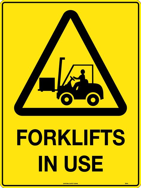 Caution Forklifts In Use Caution Signs Uss