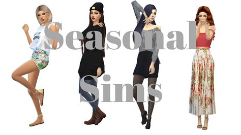 Sims 4 Season Cas Youtube