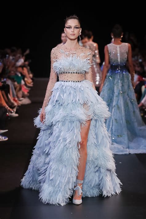 Feathers On The Runway Of Paris Haute Couture - Moonlight Feather