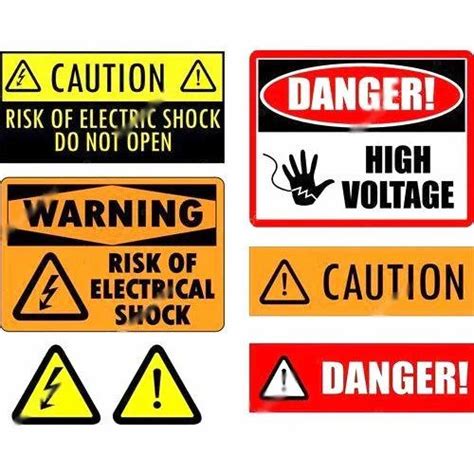 Mild Steel Safety Sign Board Rs 300square Feet Infinity Signage