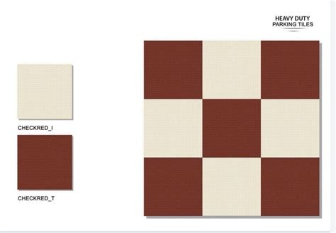 Flore Ivory Parking Ceramic Tiles Thickness 8 10 Mm Size Medium