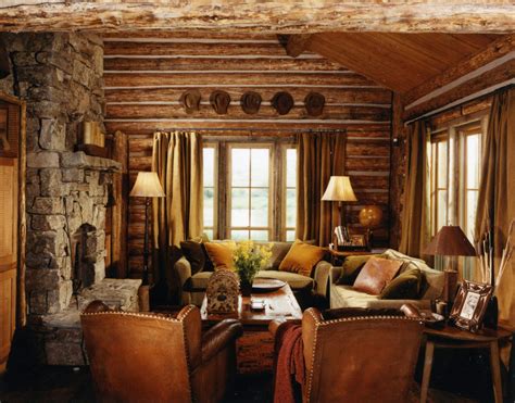 Rusticdecorforlivingroomloghomes Western Living Rooms Western