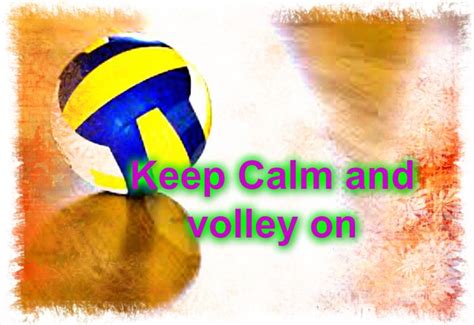 Keep Calm And Volley On Volleyball Team Volley Volleyball