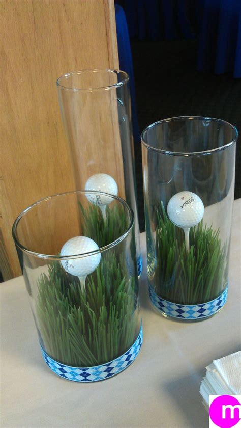 Golf themed retirement party bring out the clubs and hit the course with this golf theme party. Golf theme table/buffet decor | Golf party decorations ...