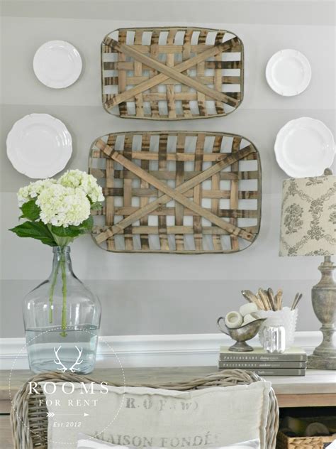Tobacco Baskets Wall Decor And A Giveaway Rooms For Rent Blog