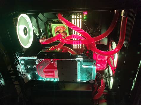 My First Liquid Cooled Build Intel I9 9900k Asus 1080ti Rnvidia