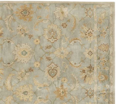 Aisha told me, it (the rug) comes straight from the vendor so pottery barn can't refund the item. Gabrielle Persian-Style Rug - Blue | Pottery Barn