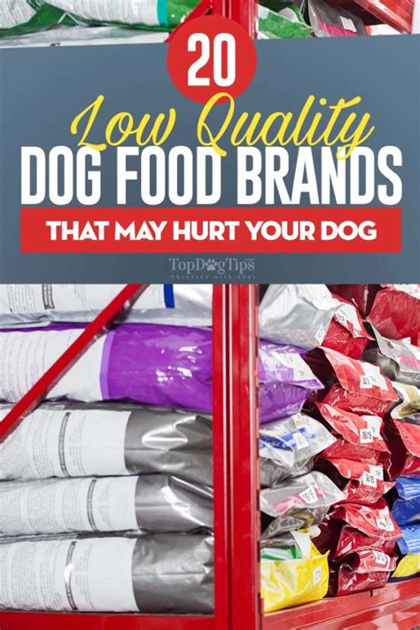 20 Bad Dog Food Brands With Poor Ingredients Of 2018