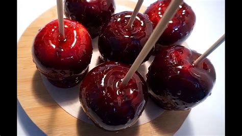 How To Make Perfect Candy Apples Without Corn Syrup Or Artificial Colour Youtube