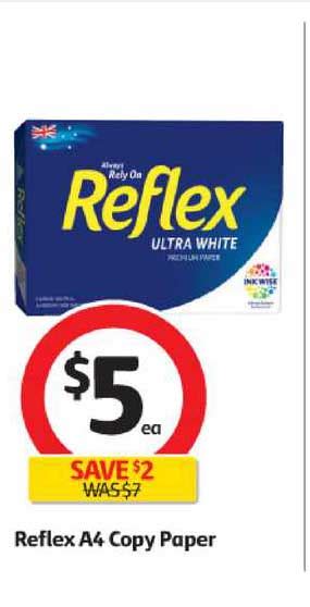 Reflex A4 Copy Paper Offer At Coles Au
