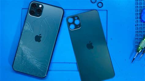 Iphone 11 Pro Max Back Glass Repair Without Take Out Lcd Youtube