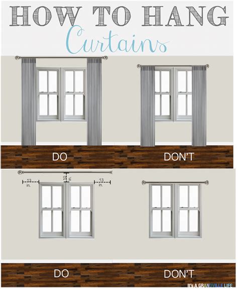 it s a grandville life thursday s tips and tricks how to hang curtains