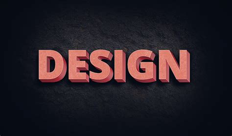 Free 3d Text Effect Generator For Photoshop 3d Photoshop Action