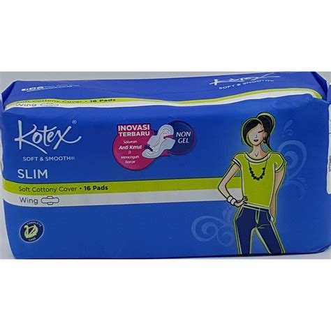 Kotex Soft Smooth Slim Wing Cm S Sanitary Pad Shopee Singapore