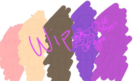 Wip Draw My Life Stages Challenge Uwu Merlinar Illustrations Art