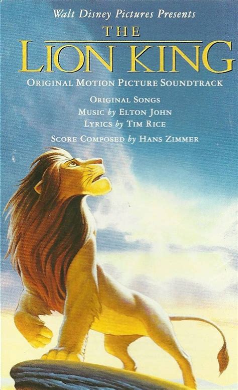 Page 3 Various The Lion King Original Motion Picture Soundtrack