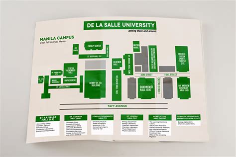 La Salle University Campus Map Map