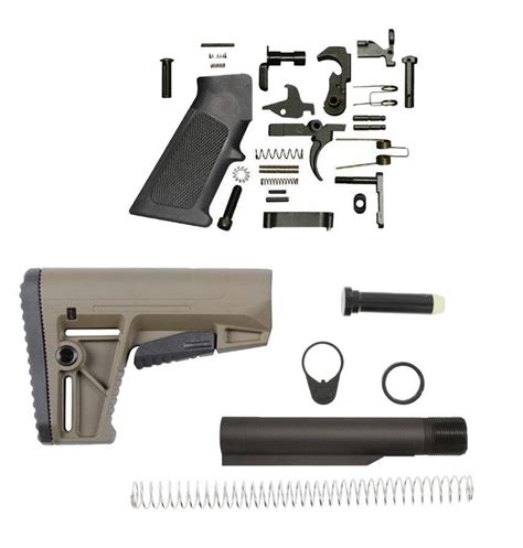 Sopmod Ar 15 Lower Build Kit Fde Black Rifle Depot