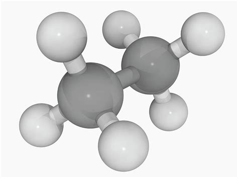 Ethane Molecule Photograph By Laguna Design Science Photo Library My