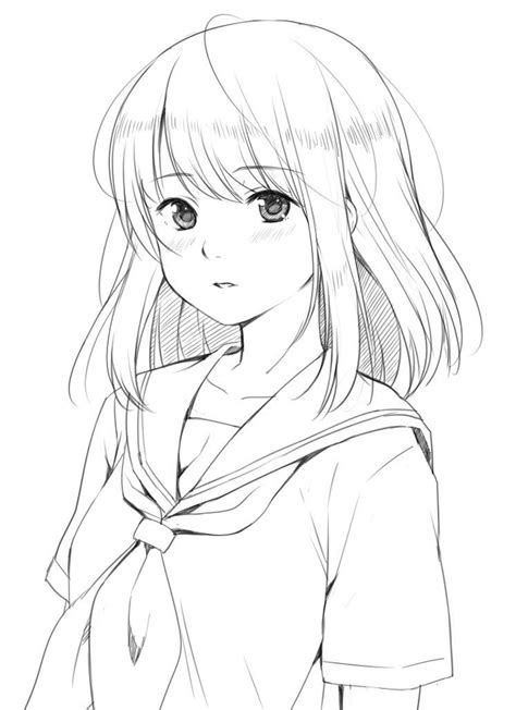 Anime Face Drawing Anime Character Drawing Drawing Base Art Drawings
