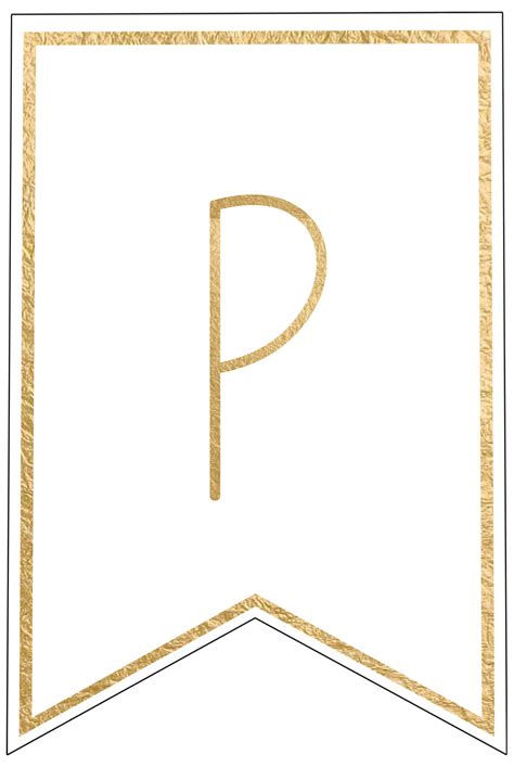 These measure approximately 8 1/4″ long by 7 1/2″ wide at the widest points. Free Printable Banner Letters Templates - Paper Trail Design