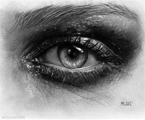 40 Beautiful And Realistic Pencil Drawings Of Eyes